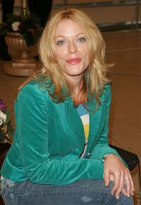 Sherie Rene Scott at the Rehearsals of her new musical "Dirty Rotten Scoundrels."