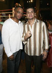 Stuart Scott and Sergio Mora at the ESPN The Magazine Presents Summer Fun 2006 party.