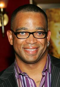 Stuart Scott at the premiere of "Invincible."
