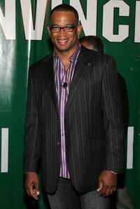 Stuart Scott at the premiere of "Invincible."