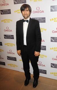 Jason Schwartzman at the after party of the London premiere of "Fantastic Mr. Fox."