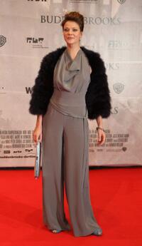 Jessica Schwarz at the premiere of "Buddenbrooks."
