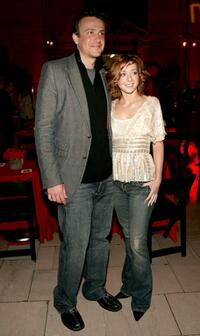 Jason Segel and Alyson Hannigan at the CBS "How I Met Your Mother" High Speed Dating event.