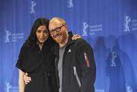Dorka Gryllus and Simon Schwarz at the photocall of "The Bone Man" during the 59th Berlin Film Festival.