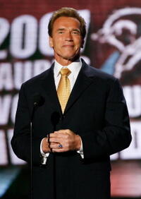Arnold Schwarzenegger at the 7th Annual Taurus World Stunt Awards in L.A.