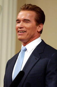 Arnold Schwarzenegger gives his first State of the State address in the Assembly Chambers of the California State Capitol.