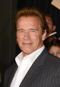 Arnold Schwarzenegger at the California premiere of "The Expendables 2."