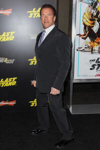 Arnold Schwarzenegger at the California premiere of "The Last Stand."