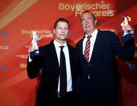 Til Schweiger and Bernd Eichinger at the Bavarian Film Awards 2008.