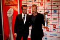 Ulrich Hscherl and Til Schweiger at the Video Night 2008.
