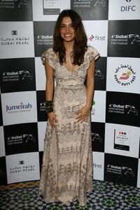 Sarah Shahi at the premiere of "AmericaEast" during the 4th Dubai International Film Festival.