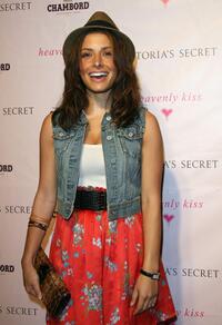 Sarah Shahi at the launch of Victoria's Secret's "Heavenly Kiss" after party.