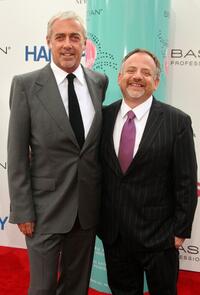Producers Scott Wittman and Marc Shaiman at the Los Angeles premiere of "Hairspray."