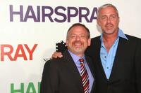 Marc Shaiman and Scott Wittman at the premiere of "Hairspray."