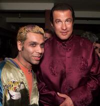 Tony Kanal and Steven Seagal at the after party of the My VH1 Music Awards.