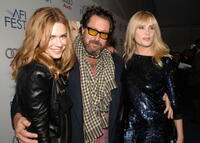 Marie-Jose Croze, director Julian Schnabel and Emmanuelle Seigner at the special screening of "Diving Bell And The Butterfly" during the AFI FEST 2007.