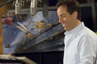 Jerry Seinfeld on the set of "Bee Movie."