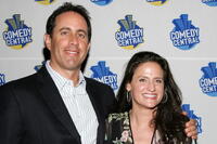 Jerry Seinfeld and Melanie Roy-Friedman at the Comedy Central special screening of "Legends: Rodney Dangerfield" in N.Y. 