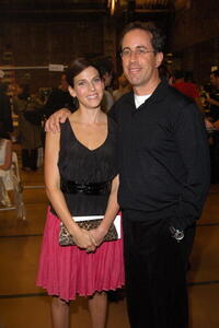 Jerry Seinfeld and wife Jessica at the Narciso Rodriguez Spring 2007 fashion show during Olympus Fashion Week in N.Y.