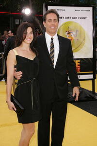 Jerry Seinfeld and wife Jessica at the L.A. premiere of "Bee Movie."