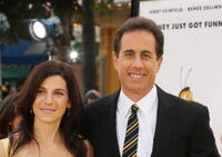 Actor Jerry Seinfeld and his wife Jessica at the L.A. premiere of "Bee Movie."