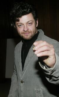 Andy Serkis at the special screening of "The Lord Of The Rings".