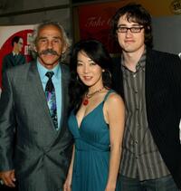 Pepe Serna, Rachel Morihiro and David Boyle at the world premiere of "Big Dreams Little Tokyo" during the 2006 AFI FEST.