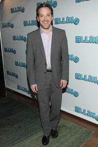 Jeremy Shamos at the after party of the opening night of "Elling."