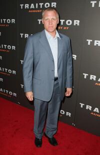 Terry Serpico at the premiere of "Traitor."