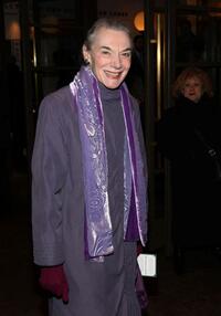 Marian Seldes at the opening night of "The American Plan."