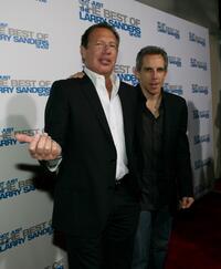Garry Shandling and Ben Stiller at the wrap party and DVD release of "The Larry Sanders Show."