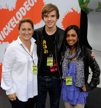 President of Nickelodeon MTVN Kids and Family Group Cyma Zarghami, Sam Earle and Melinda Shankar at the Nickelodeon's Sixth Annual Worldwide Day of Play with NYC Big Brothers and Big Sisters in New York City.