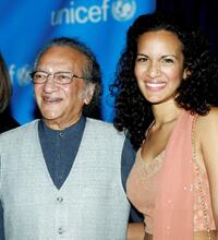 Ravi Shankar and Anoushka Shankar at the UNICEF Goodwill Gala: 50 Years of Celebrity Advocacy event.
