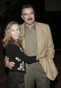 Jillie Mack and Tom Selleck at the CBS Screening of "Jesse Stone: Death In Paradise."