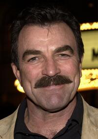 Tom Selleck at the premiere of "Monte Walsh."