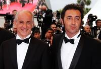 Toni Servillo and director Paolo Sorrentino at the Palme d'Or Closing Ceremony during the 61st International Cannes Film Festival.