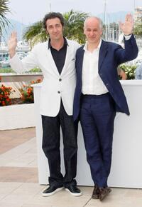 Director Paolo Sorrentino and Toni Servillo at the photocall of "Il Divo" during the 61st International Cannes Film Festival.