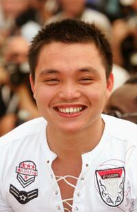 Shaobo Qin at the photocall to promote "Ocean's Thirteen" at Palais des Festivals during the 60th International Cannes Film Festival.