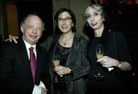 Wallace Shawn, Robyn Goodman and Novelist Deborah Eisenberg at the Second Stage Theatre's 25th Anniversary Celebration.
