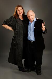 Nora Dunn and Wallace Shawn at the portrait studio during AFI FEST 2007.