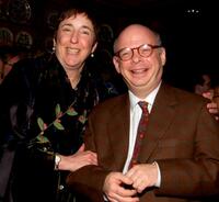 Nancy Piccone and Wallace Shawn at the after party of "Five By Tenn."
