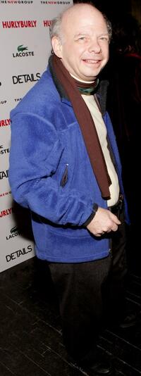 Wallace Shawn at the opening night party of "Hurlyburly."