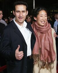 Raoul Bhaneja and Sandra Oh at the world premiere of "Godsend."