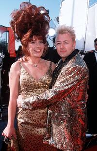 Brian Setzer and his Wife at the 41st Annual Grammy Awards.