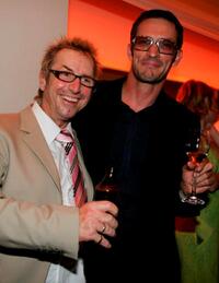 Martin Semmelrogge and director Oskar Roehler at the German Film Awards.