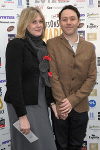 Sarah Lancashire and Reece Shearsmith at the Whatsonstage.com Theatregoers' Choice Awards in London.