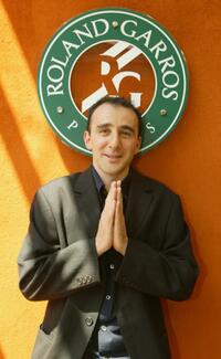 Elie Semoun at the French Open Tennis tournament.