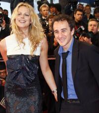 Elie Semoun and guest at the screening of "Vicky Cristina Barcelona" during the 61st Cannes International Film Festival.