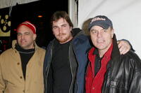 John Sharian, Christian Bale and Michael Ironside at the premiere of "The Machinist."