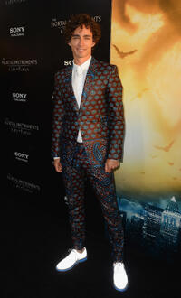 Robert Sheehan at the California premiere of "The Mortal Instruments: City of Bones."